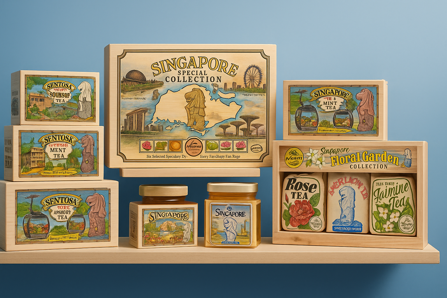 MANLY Wooden Box Tea